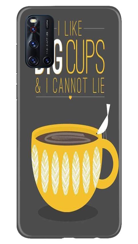 Big Cups Coffee Mobile Back Case for Vivo V19 (Design - 352)