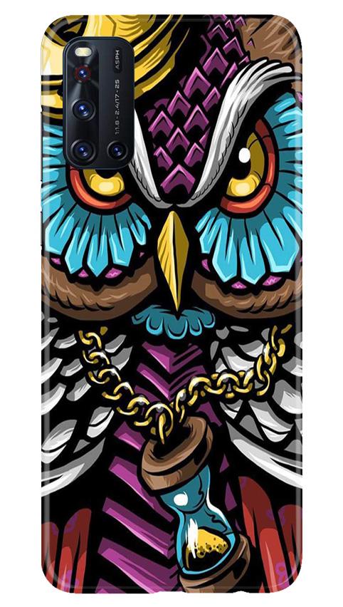 Owl Mobile Back Case for Vivo V19 (Design - 359)