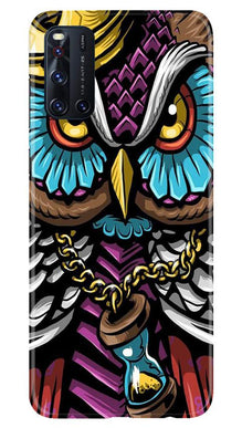 Owl Mobile Back Case for Vivo V19 (Design - 359)