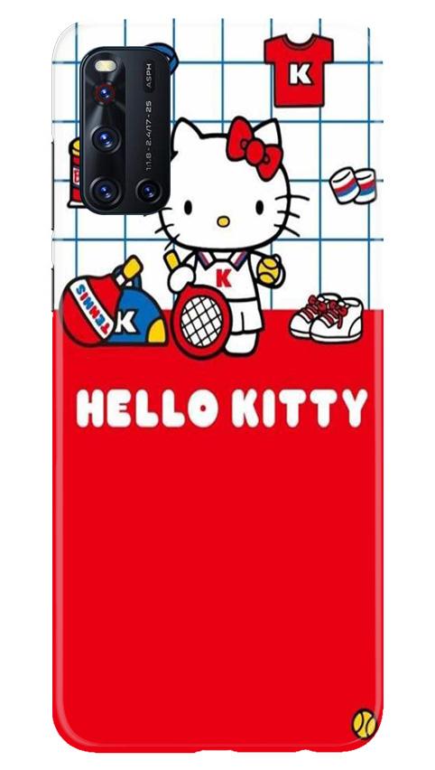 Hello Kitty Mobile Back Case for Vivo V19 (Design - 363)