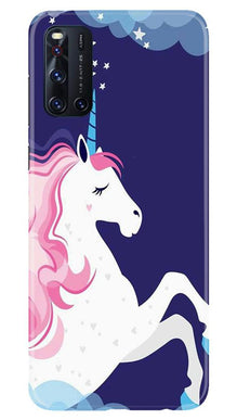 Unicorn Mobile Back Case for Vivo V19 (Design - 365)