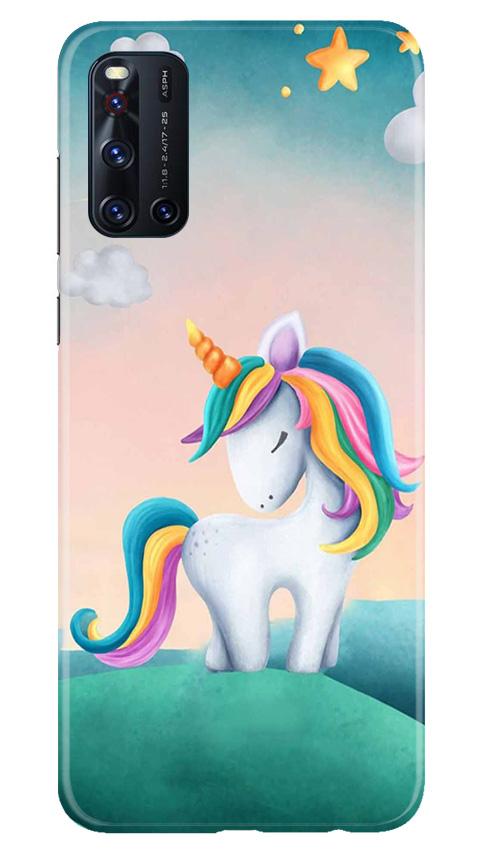 Unicorn Mobile Back Case for Vivo V19 (Design - 366)