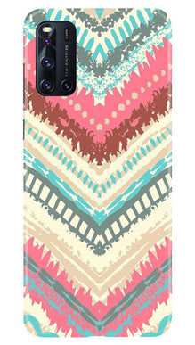 Pattern Mobile Back Case for Vivo V19 (Design - 368)