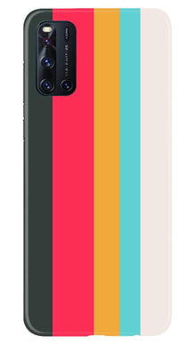Color Pattern Mobile Back Case for Vivo V19 (Design - 369)