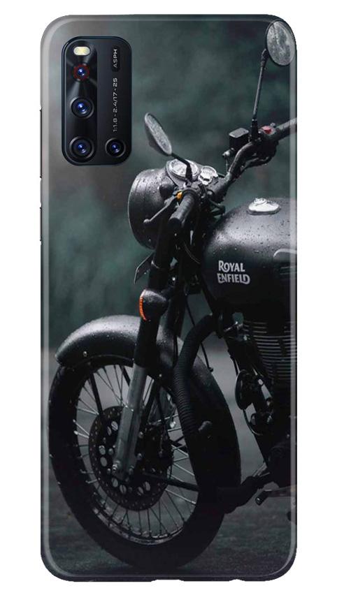 Royal Enfield Mobile Back Case for Vivo V19 (Design - 380)