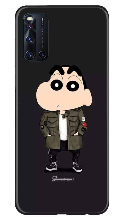 Shin Chan Mobile Back Case for Vivo V19 (Design - 391)
