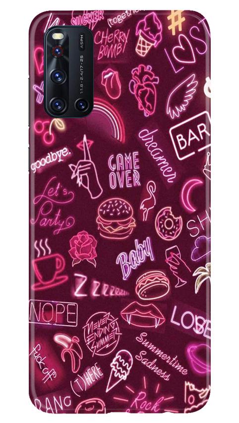 Party Theme Mobile Back Case for Vivo V19 (Design - 392)