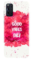 Good Vibes Only Mobile Back Case for Vivo V19 (Design - 393)
