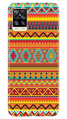 Zigzag line pattern Mobile Back Case for Vivo V20 Pro (Design - 4)