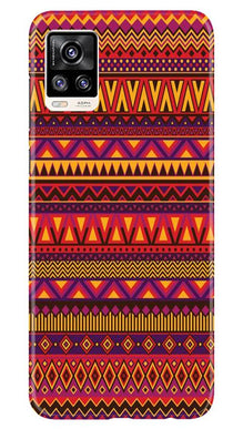 Zigzag line pattern2 Mobile Back Case for Vivo V20 (Design - 10)