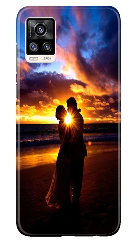 Couple Sea shore Case for Vivo V20 Pro