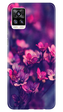 flowers Mobile Back Case for Vivo V20 (Design - 25)