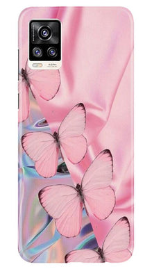 Butterflies Mobile Back Case for Vivo V20 (Design - 26)