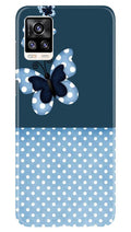 White dots Butterfly Case for Vivo V20 Pro