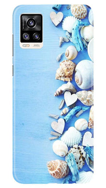 Sea Shells2 Mobile Back Case for Vivo V20 (Design - 64)