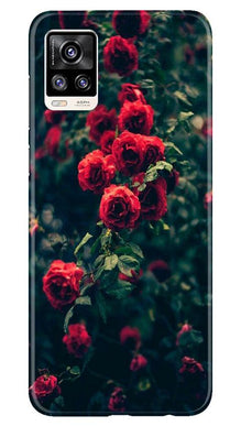 Red Rose Mobile Back Case for Vivo V20 (Design - 66)