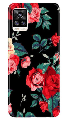 Red Rose2 Mobile Back Case for Vivo V20 Pro (Design - 81)