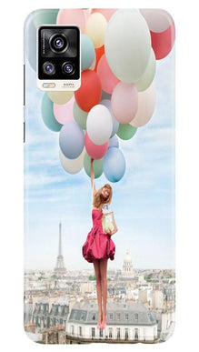 Girl with Baloon Mobile Back Case for Vivo V20 Pro (Design - 84)