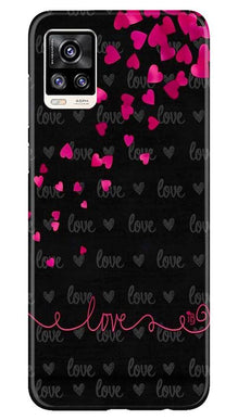 Love in Air Mobile Back Case for Vivo V20 (Design - 89)