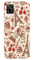 Love Paris Case for Vivo V20  (Design - 103)