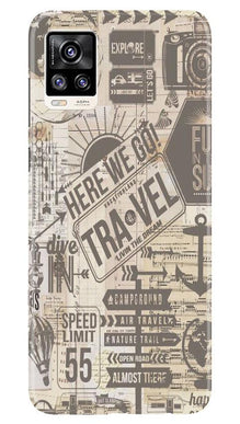 Travel Mobile Back Case for Vivo V20  (Design - 104)
