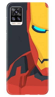 Iron Man Superhero Mobile Back Case for Vivo V20  (Design - 120)