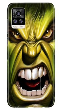 Hulk Superhero Mobile Back Case for Vivo V20  (Design - 121)