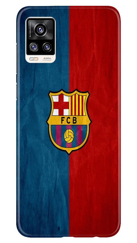 FCB Football Case for Vivo V20 Pro  (Design - 123)