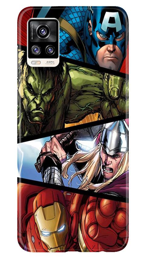 Avengers Superhero Case for Vivo V20(Design - 124)