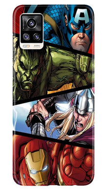 Avengers Superhero Mobile Back Case for Vivo V20 Pro  (Design - 124)