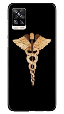 Doctor Logo Mobile Back Case for Vivo V20  (Design - 134)