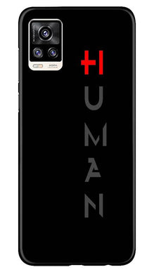 Human Mobile Back Case for Vivo V20  (Design - 141)