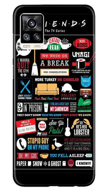 Friends Mobile Back Case for Vivo V20  (Design - 145)