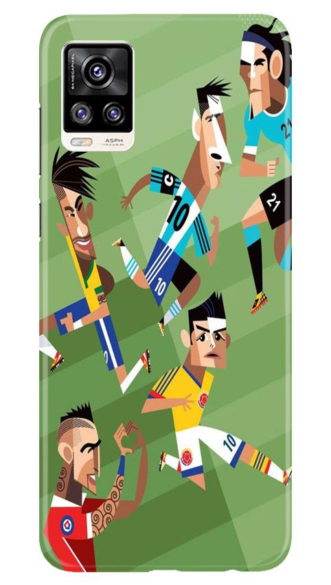 Football Case for Vivo V20  (Design - 166)