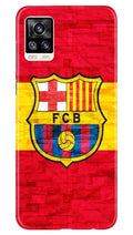 FCB Football Case for Vivo V20 Pro  (Design - 174)