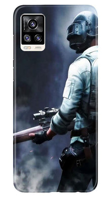 Pubg Mobile Back Case for Vivo V20  (Design - 179)