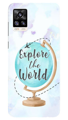 Explore the World Mobile Back Case for Vivo V20 (Design - 207)