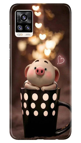 Cute Bunny Case for Vivo V20 (Design No. 213)