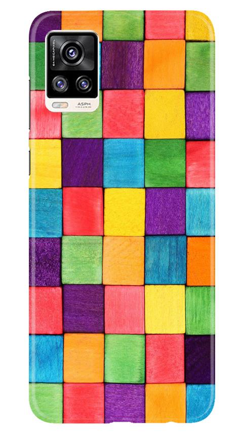 Colorful Square Case for Vivo V20 (Design No. 218)