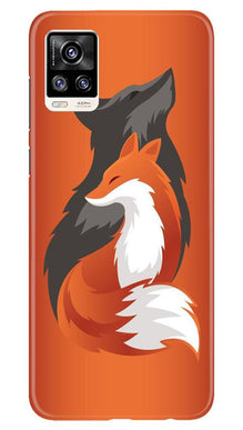Wolf  Mobile Back Case for Vivo V20 (Design - 224)