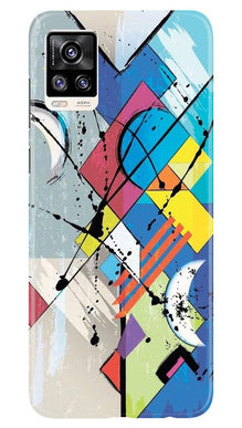 Modern Art Mobile Back Case for Vivo V20 (Design - 235)