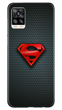 Superman Mobile Back Case for Vivo V20 (Design - 247)