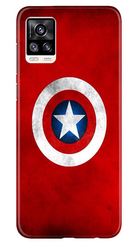 Captain America Case for Vivo V20 (Design No. 249)