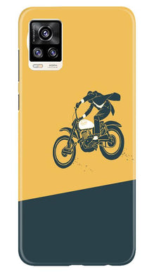 Bike Lovers Mobile Back Case for Vivo V20 (Design - 256)