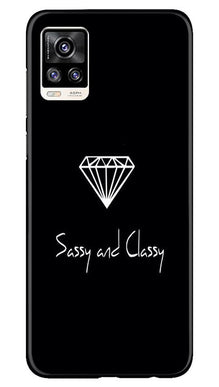 Sassy and Classy Mobile Back Case for Vivo V20 (Design - 264)