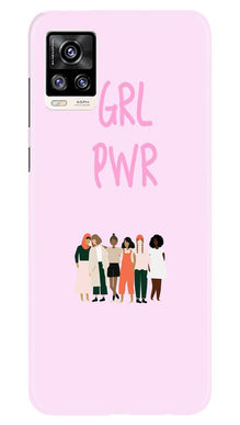 Girl Power Mobile Back Case for Vivo V20 (Design - 267)