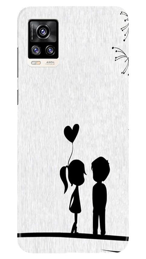 Cute Kid Couple Case for Vivo V20 (Design No. 283)