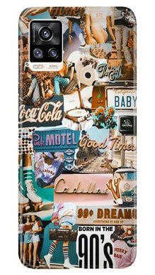 Vintage Design Mobile Back Case for Vivo V20 (Design - 284)