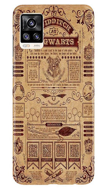 Hogwarts Mobile Back Case for Vivo V20 (Design - 304)