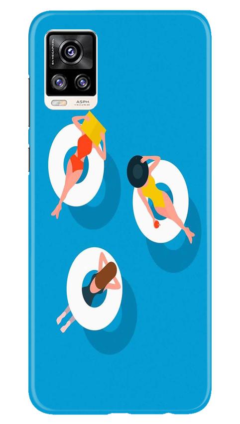Girlish Mobile Back Case for Vivo V20 (Design - 306)